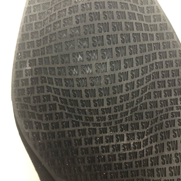 Stuart Weitzman Regent Suede Textured Leather Flat - Picture 3 of 15